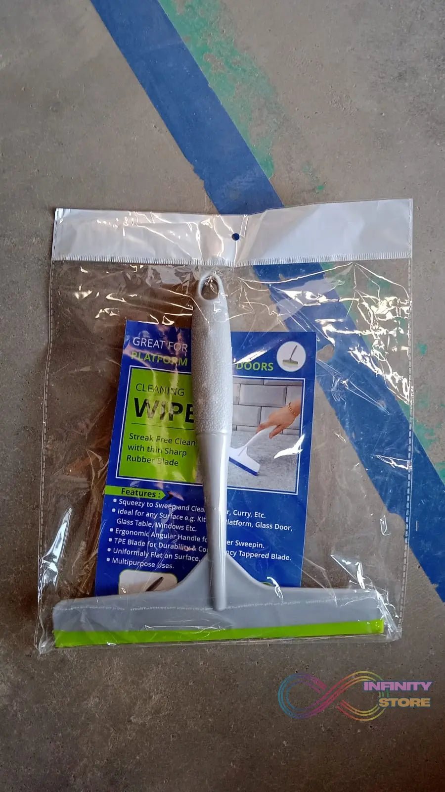 Plastic Kitchen Wiper (Grey / 1 Pc) - infinityexculsivestore.com