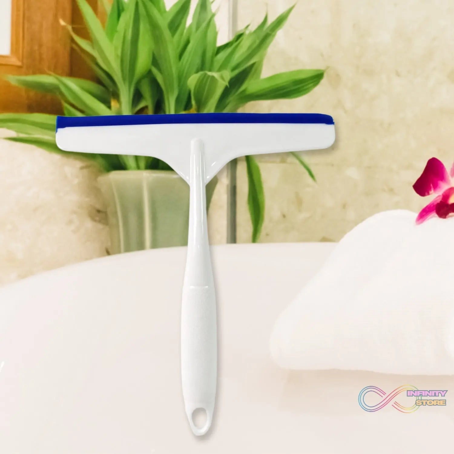 Plastic Kitchen Wiper (White / 1 Pc) - infinityexculsivestore.com