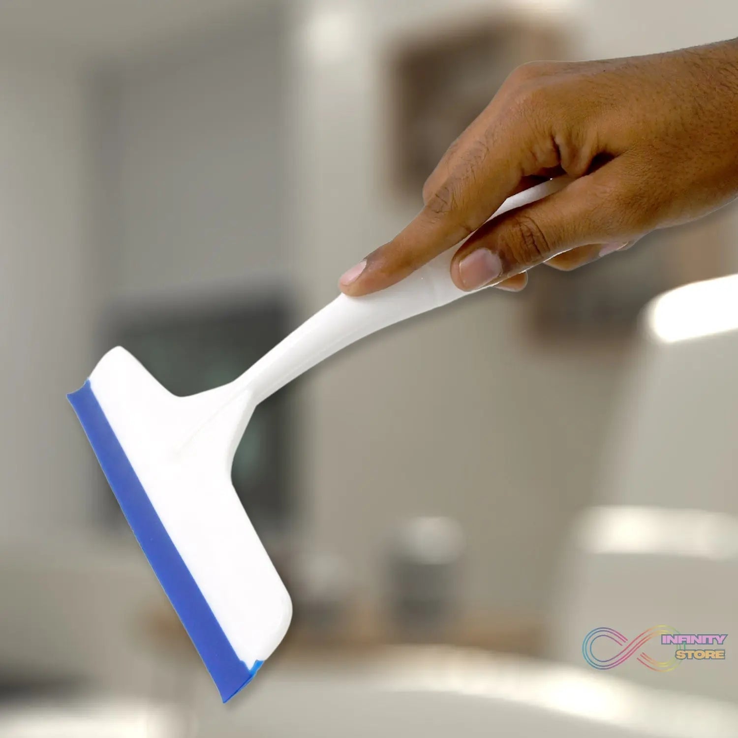 Plastic Kitchen Wiper (White / 1 Pc) - infinityexculsivestore.com
