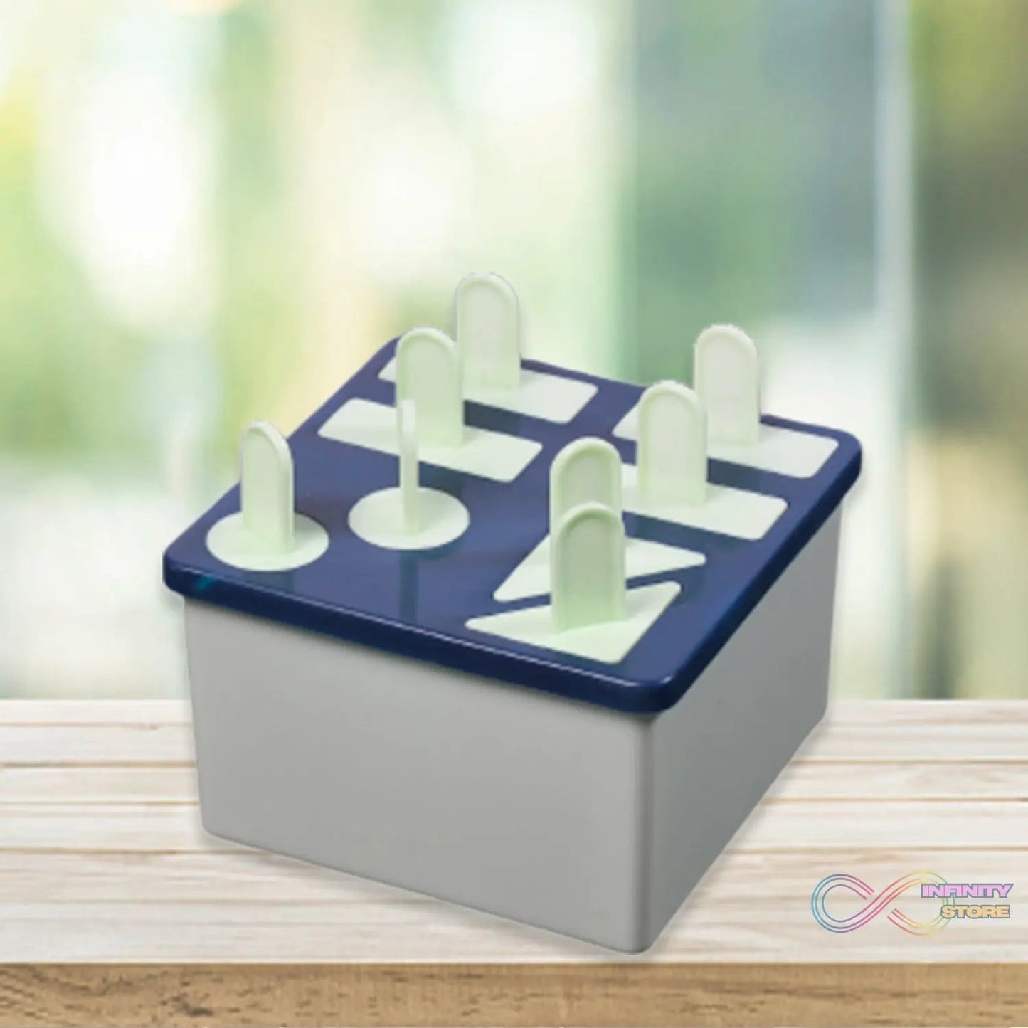 Plastic Kulfi Mold, Kulfi Molds 8 pcs Tray Ice Cream Mold Reusable Frozen Kulfi Maker Popsicle Sticks Lolly Ice Popsicle Candy Mold for Children - infinityexculsivestore.com