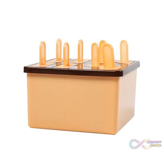 Plastic Kulfi Mold, Kulfi Molds 8 pcs Tray Ice Cream Mold Reusable Frozen Kulfi Maker Popsicle Sticks Lolly Ice Popsicle Candy Mold for Children (pink Color) - infinityexculsivestore.com