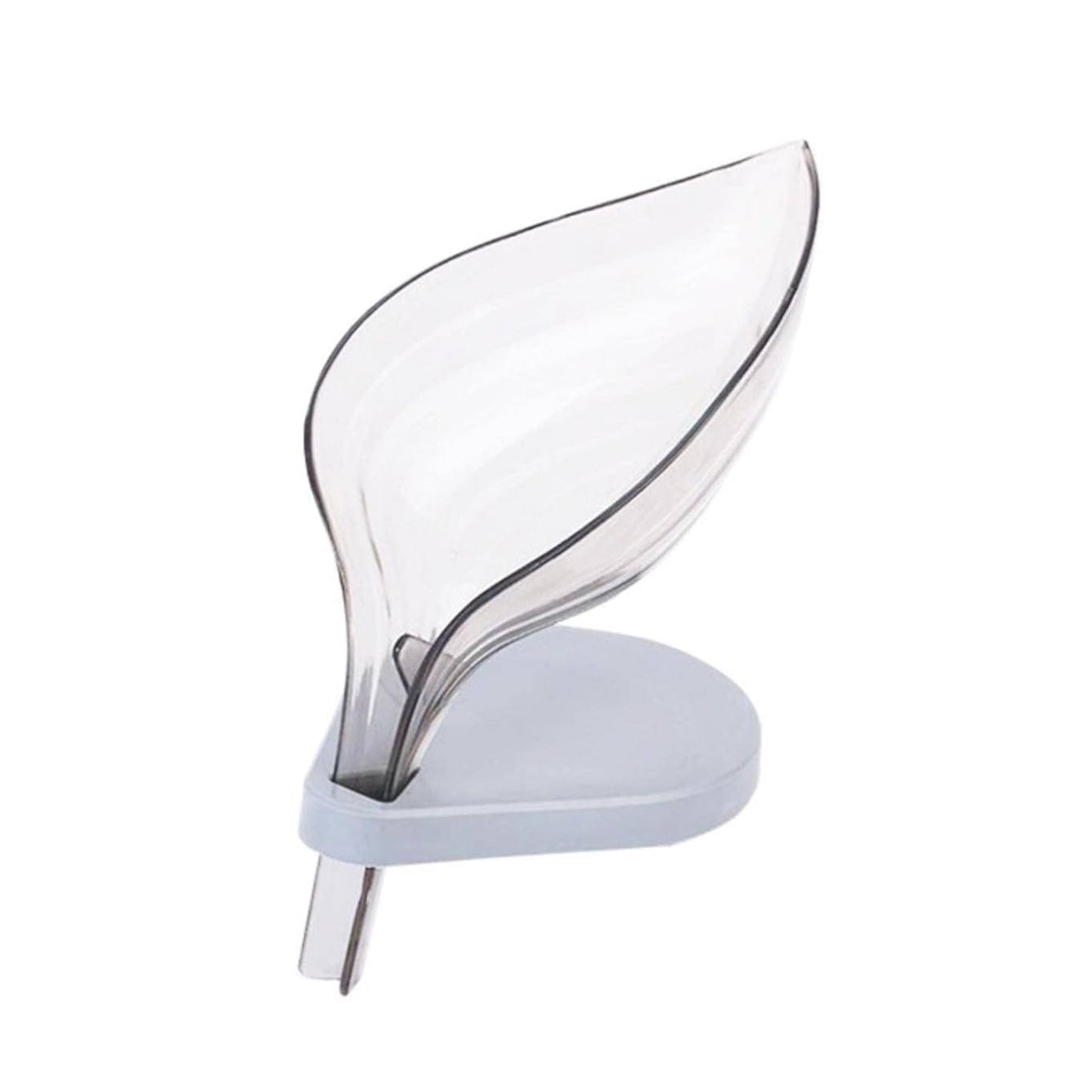 Plastic Leaf Shape Soap Box Self Draining Bathroom Soap Holder, Decorative Drainage Plastic Soap Dish with Draining Tray (Mix Color / 1 Pc) - infinityexculsivestore.com