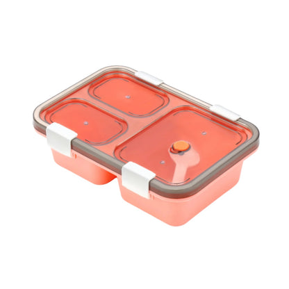 Plastic Lunch Box for Kids, Lunch Box for Kids 3 Compartment Insulated Lunch Box Tiffin Box for Boys, Girls, School & Office Men (3 Compartment Lunch Box) - infinityexculsivestore.com