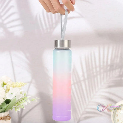 Plastic Motivational Water Bottle (300 ML) - infinityexculsivestore.com