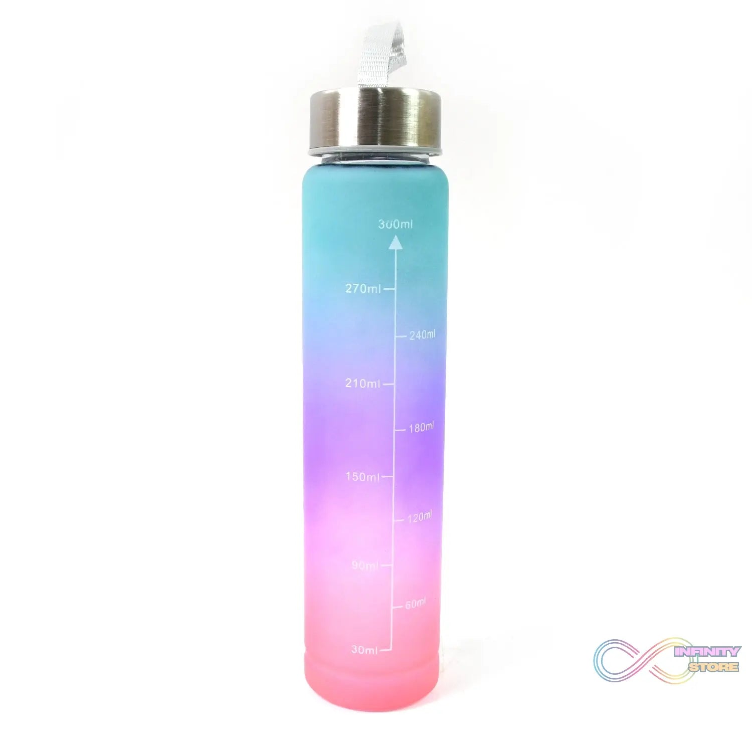 Plastic Motivational Water Bottle (300 ML) - infinityexculsivestore.com