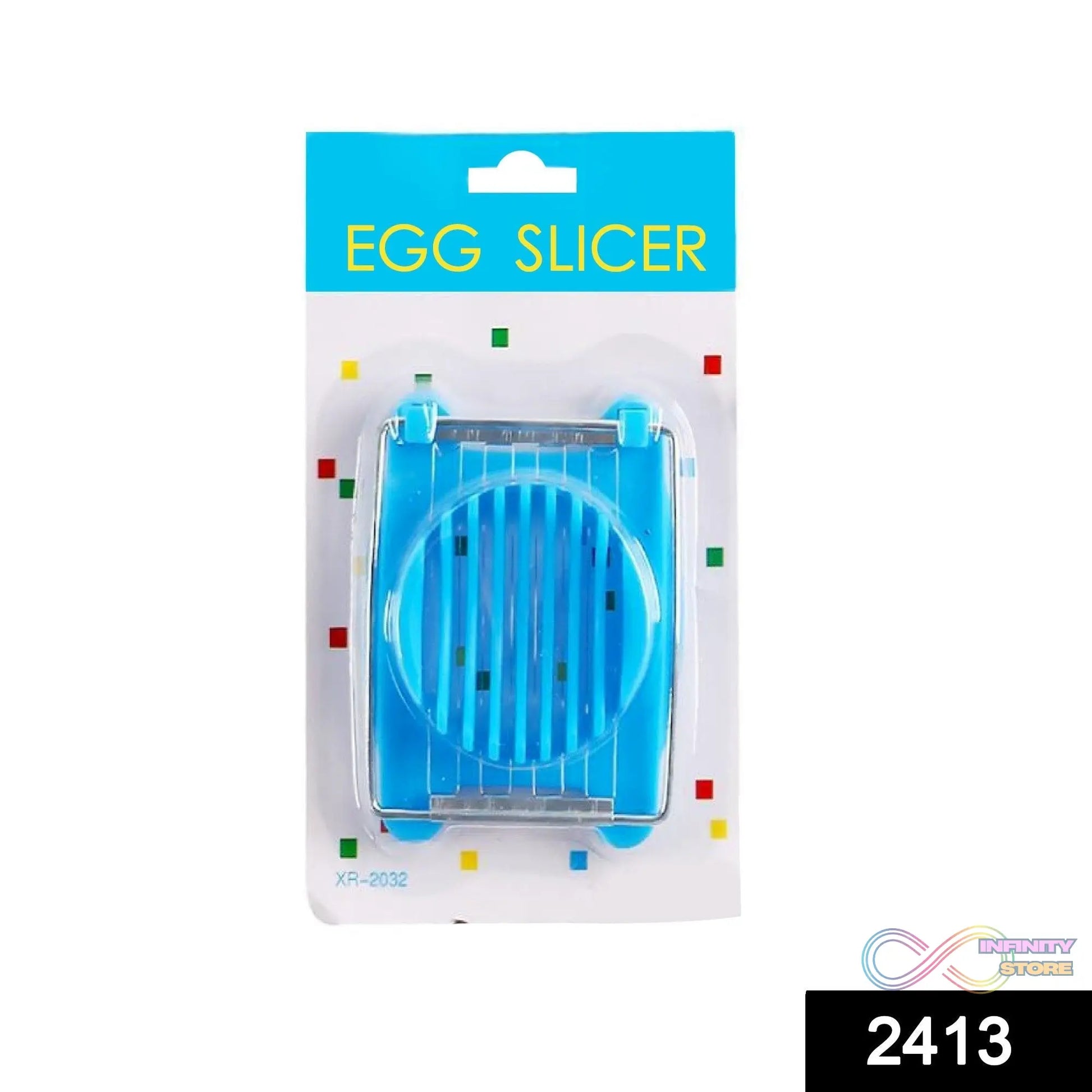 Multi-purpose egg slicer made of plastic with durable stainless steel wires