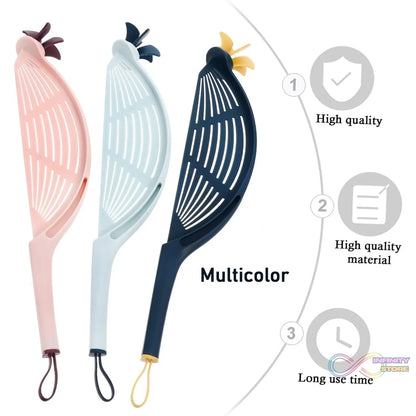 Plastic Multifunctional Kitchen Strainer Baffle Tool Handheld Filter for Rice Beans Peas (1 Pc) - infinityexculsivestore.com