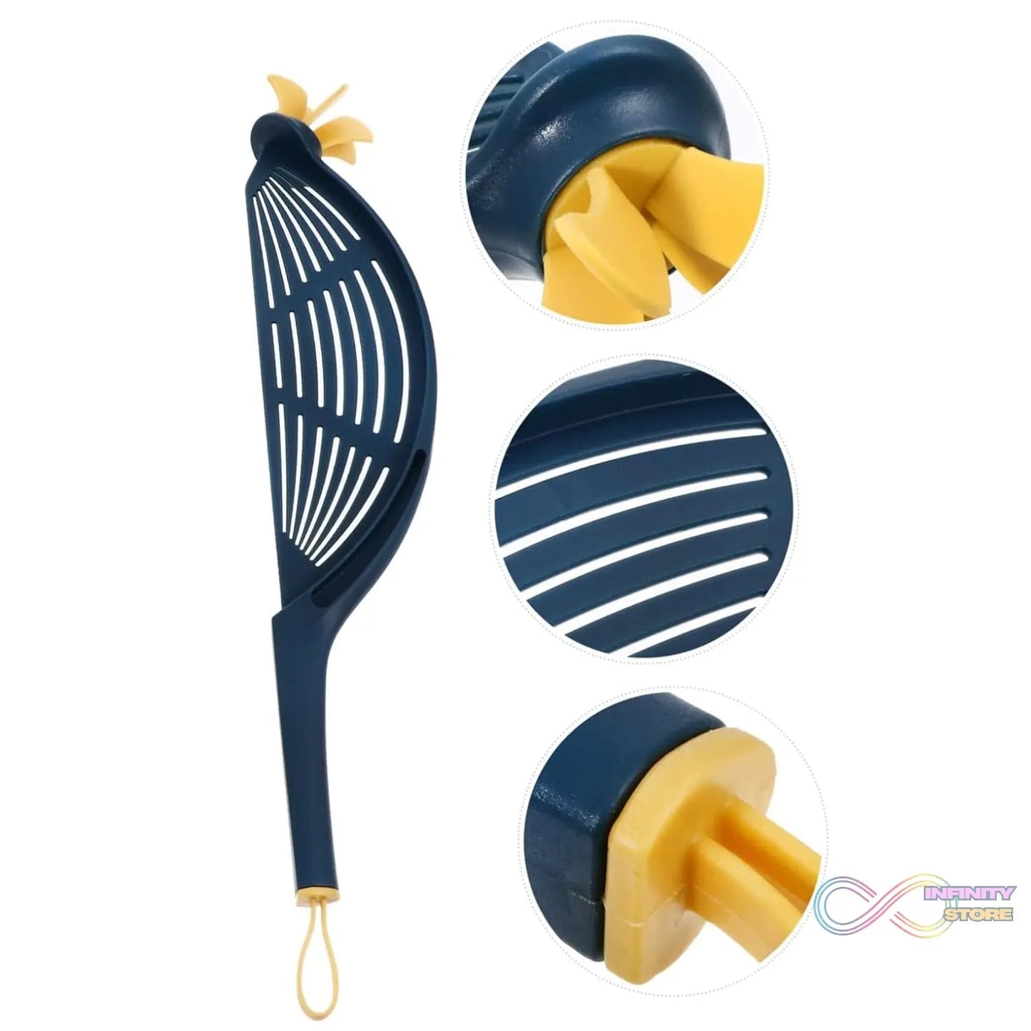 Plastic Multifunctional Kitchen Strainer Baffle Tool Handheld Filter for Rice Beans Peas (1 Pc) - infinityexculsivestore.com