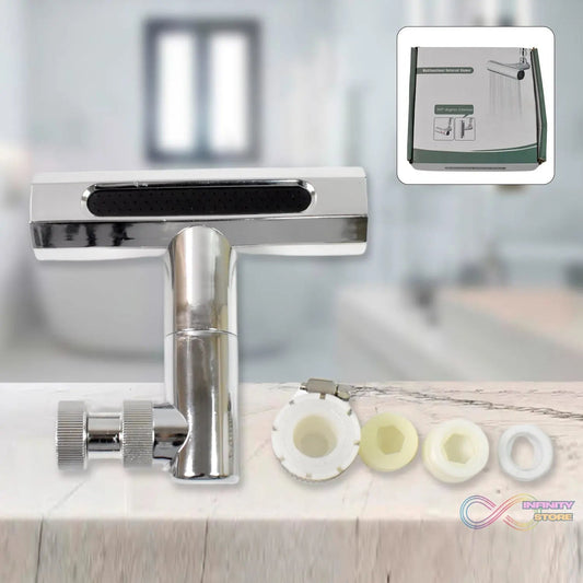 Plastic Multifunctional Universal Shower Head - Adjustable, High Pressure & Water Saving (1 Pc) - infinityexculsivestore.com