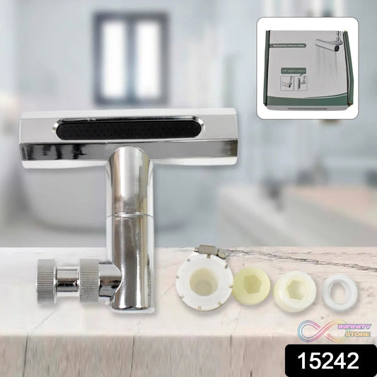 Plastic Multifunctional Universal Shower Head - Adjustable, High Pressure & Water Saving (1 Pc) - infinityexculsivestore.com