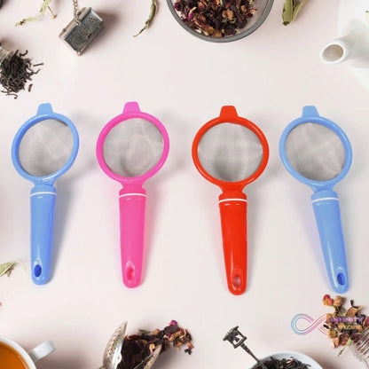 Plastic Multipurpose Tea and Coffee Strainer (Pack of 12 Pcs) - infinityexculsivestore.com