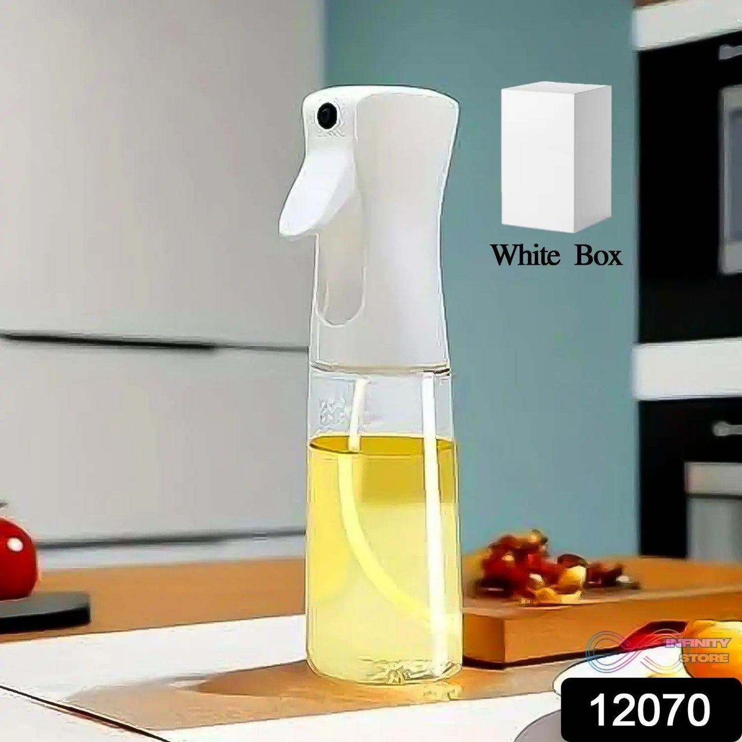 Plastic Oil Spray Bottle - Versatile Kitchen Gadgets (250 ML Approx / With White Box) - infinityexculsivestore.com