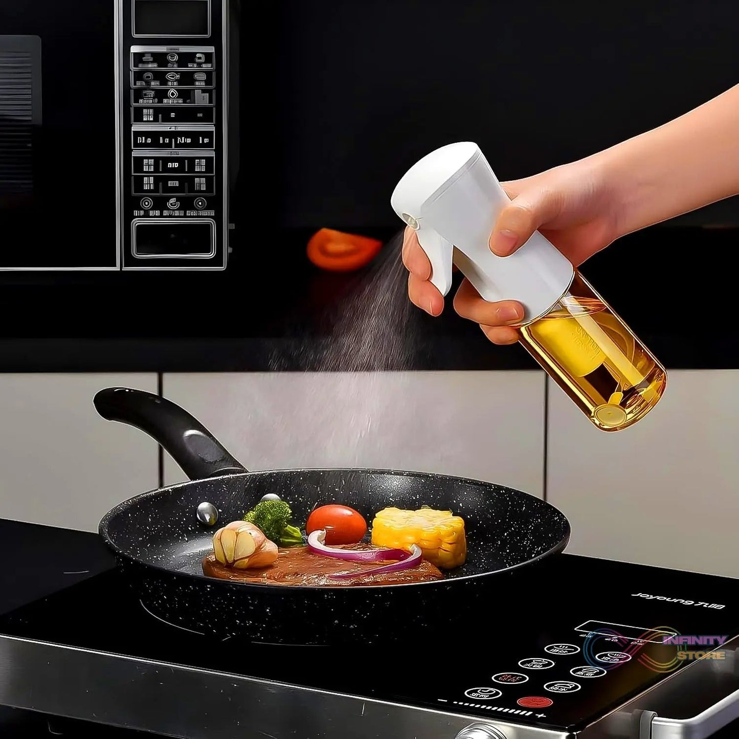 Plastic Oil Spray Bottle - Versatile Kitchen Gadgets (250 ML Approx / With White Box) - infinityexculsivestore.com