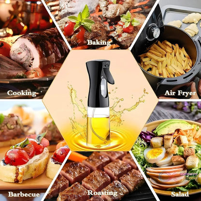Plastic Oil Spray Bottle - Versatile Kitchen Gadgets (250 ML Approx) - infinityexculsivestore.com