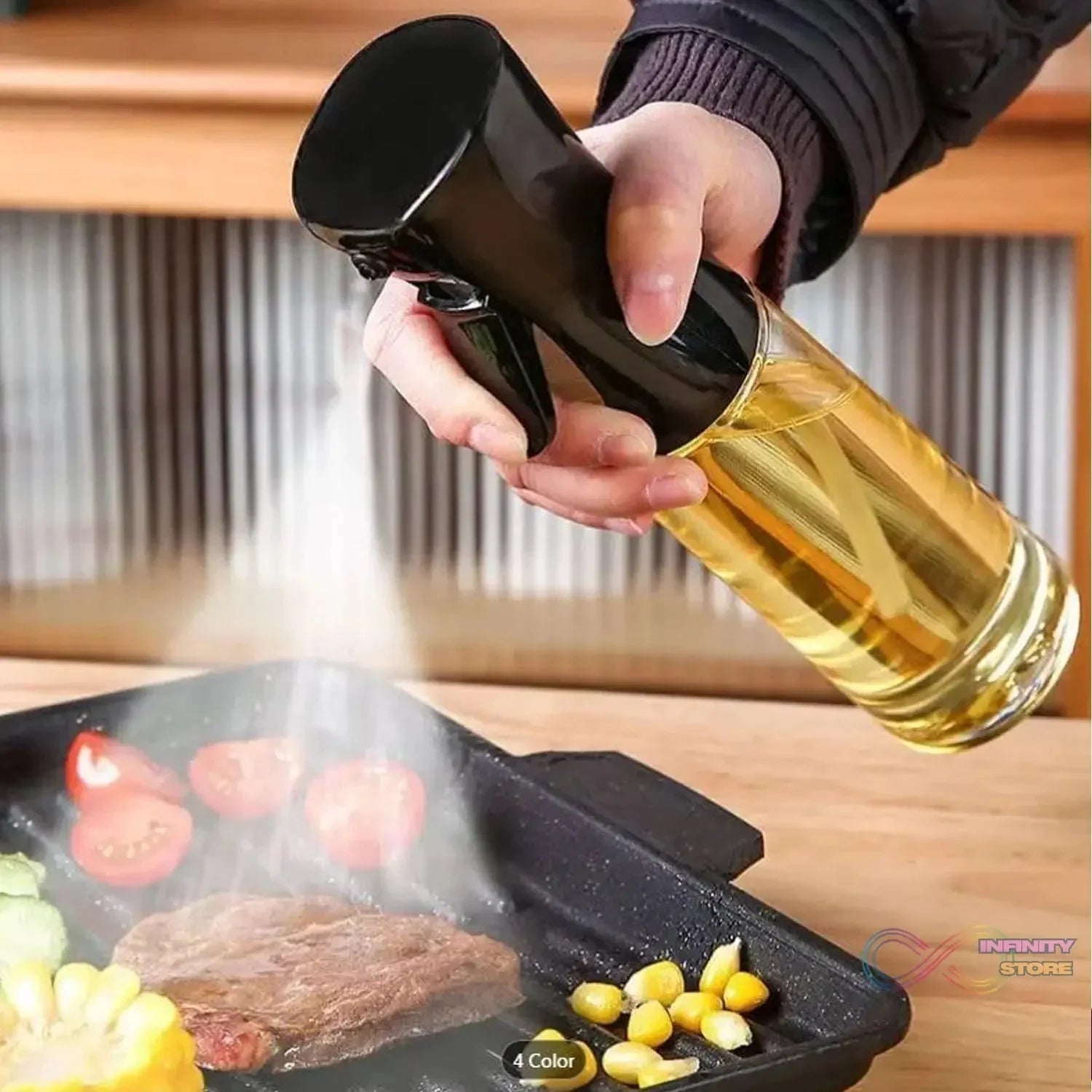 Plastic Oil Spray Bottle - Versatile Kitchen Gadgets (300 ML) - infinityexculsivestore.com
