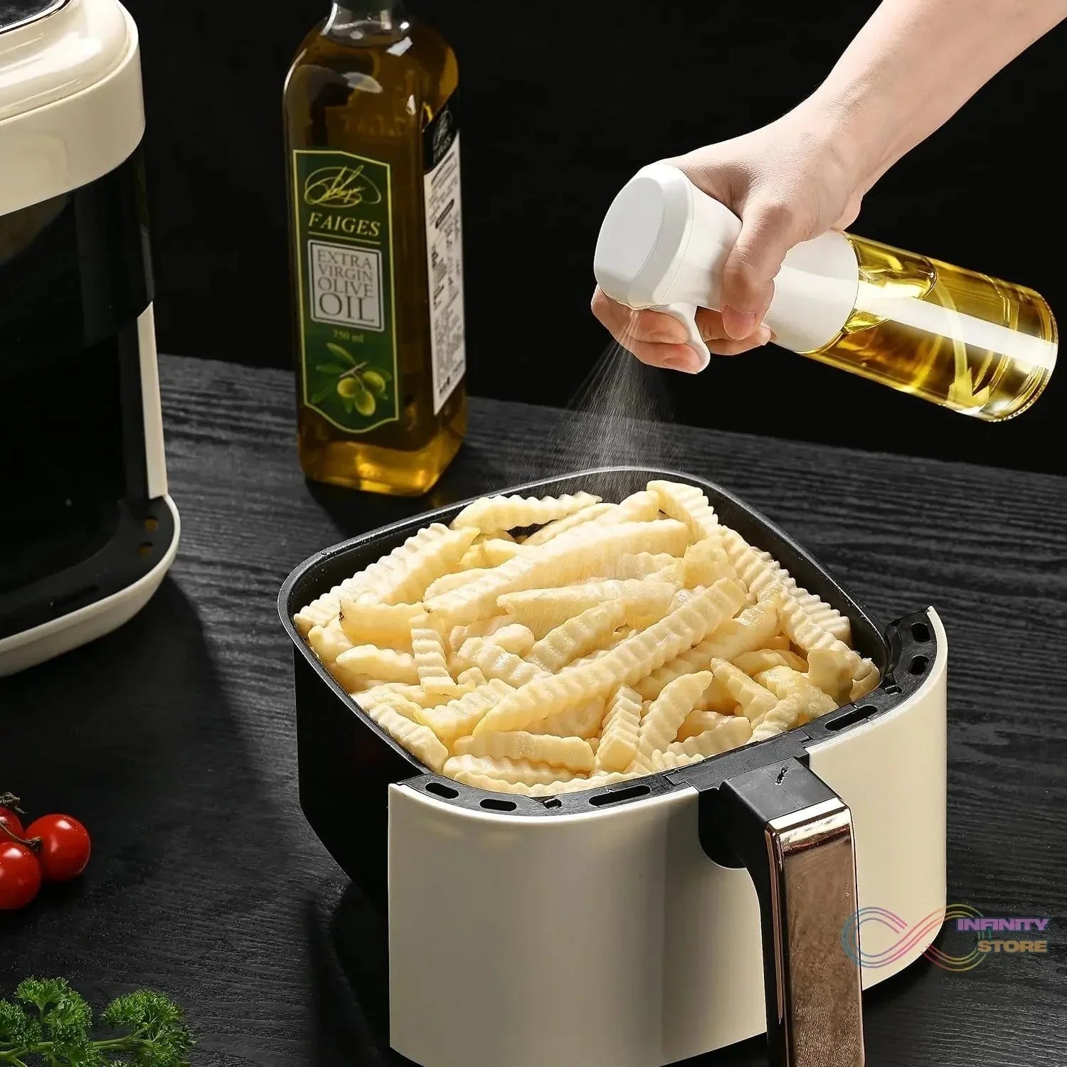 Plastic Oil Spray Bottle - Versatile Kitchen Gadgets (300 ML) - infinityexculsivestore.com