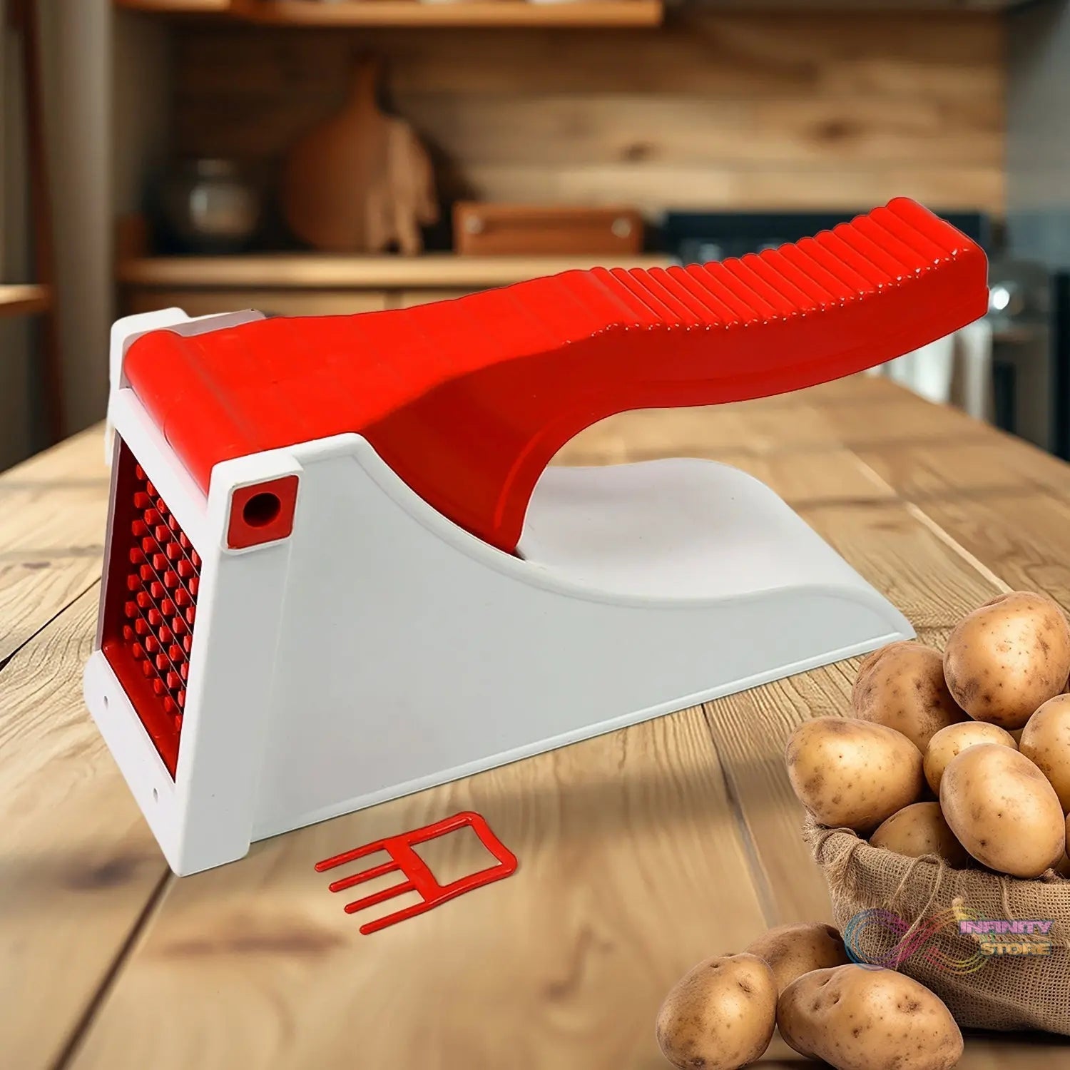 Plastic Potato & Vegetable Chips Maker (1 Pc) - infinityexculsivestore.com