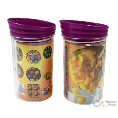 Plastic Premium Quality Kitchen Food Containers Set (1200ml Approx, Set Of 2 Pc) - infinityexculsivestore.com