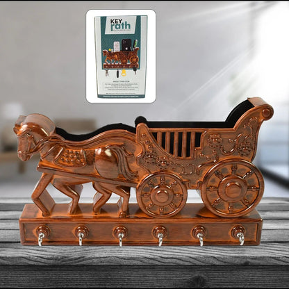 Plastic Rath Design Plastic 6 Hook Key Holder (1 Pc) - infinityexculsivestore.com