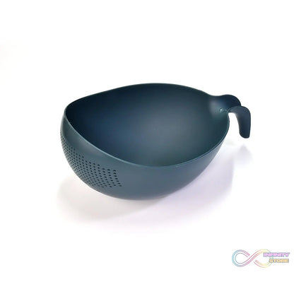 Plastic Rice Bowl / Food Strainer Thick Drain Basket with Handle for Rice, Vegetable & Fruit. (1Pc) - infinityexculsivestore.com