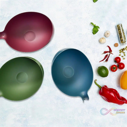 Plastic Rice Bowl / Food Strainer Thick Drain Basket with Handle for Rice, Vegetable & Fruit (set of 3pcs With Brown box) - infinityexculsivestore.com