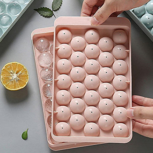 Plastic Round BPA Free Reusable Ice Cube Ice Ball Mold / Lollipop Candy Maker (20x12cm) - infinityexculsivestore.com