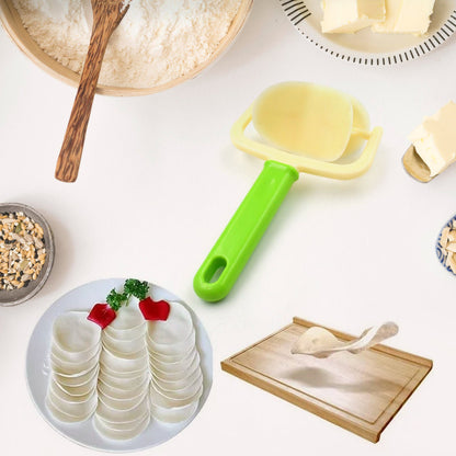 Plastic Round Roll Forming Cutter Cake Ball Tongs and Molds, Puri Cutter, Roller Machine for Baking Tools (1 Pc Mix Color) - infinityexculsivestore.com