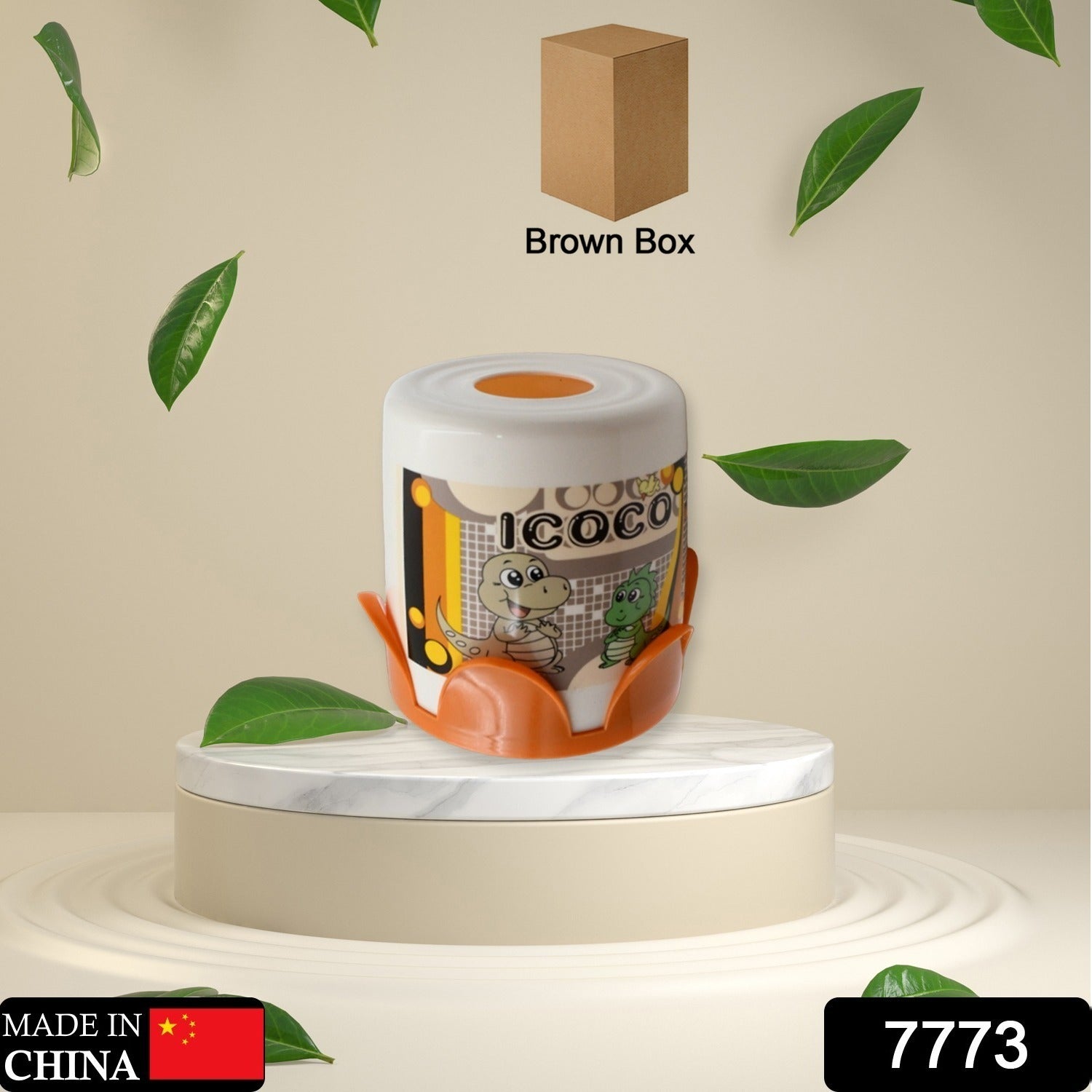 Plastic Round Tissue Box For Toilet Tissue Case Paper Box Plaid Skid Resistance Napkin Box Tissue Paper Holder, Tissue Box Cover Tissue Holder For Home (1 Pc) - infinityexculsivestore.com