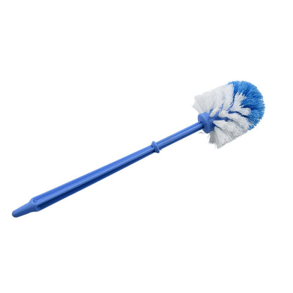 Plastic Round Toilet Cleaner Brush Plastic Bathroom Cleaner - Round Hockey Stick Shape Toilet Brush - infinityexculsivestore.com