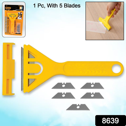 Plastic Scraper Cutter With 5 Blades - infinityexculsivestore.com