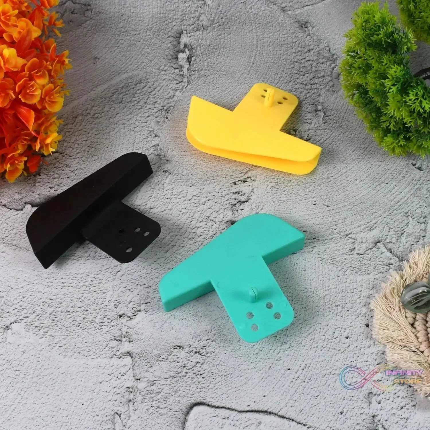 Plastic Secure Mobile Phone Charging Stand Holder (1 Pc / Mix Color) - infinityexculsivestore.com