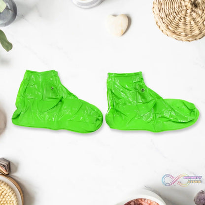 Plastic Shoes Cover Reusable Anti - Slip Boots Zippered Overshoes Covers & Shoe laces Waterproof Snow Rain Boots for Kids / Adult Shoes, for Rainy Season (1 Pair) - infinityexculsivestore.com