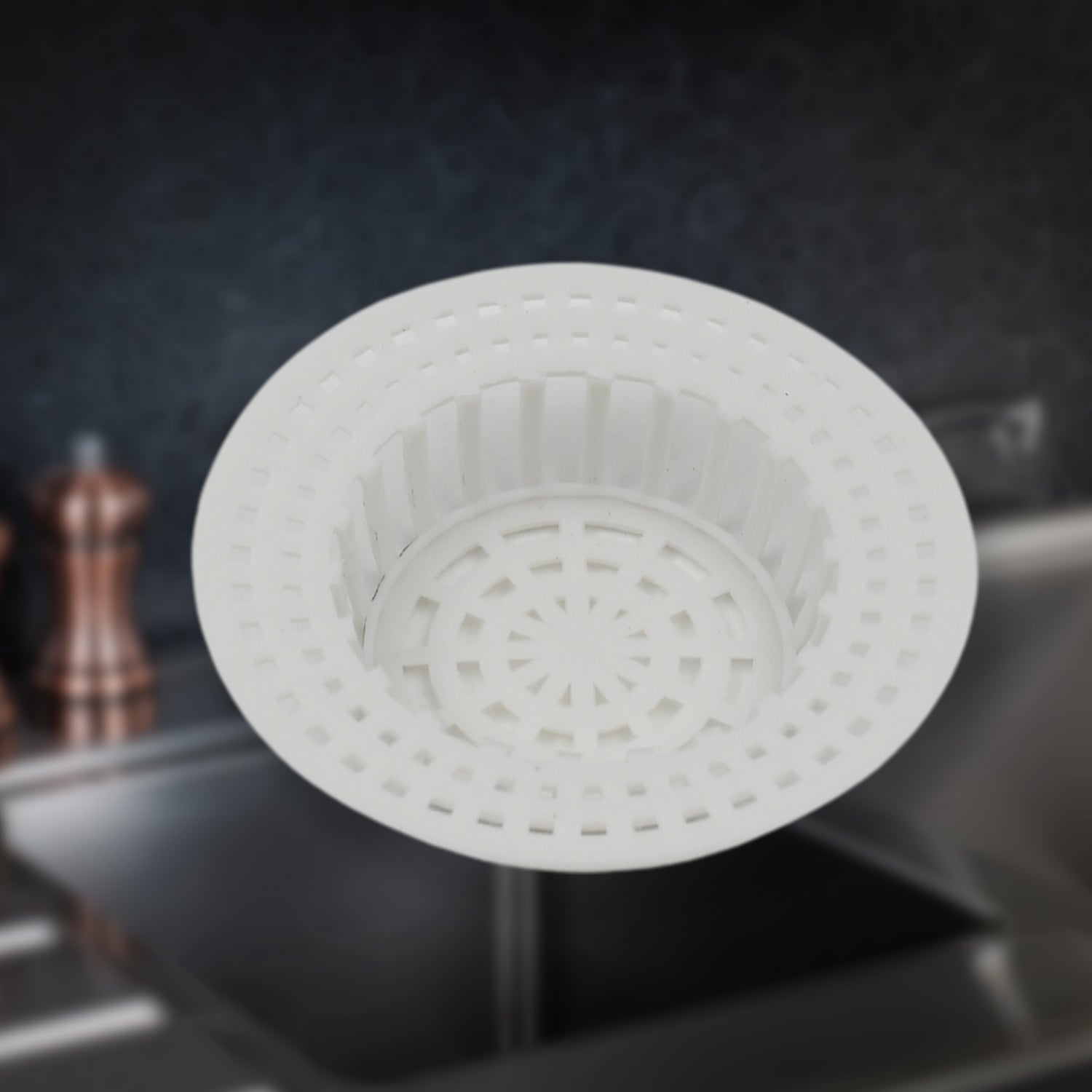 Plastic Sink Strainer for Kitchen| Basin Strainer | Waste Filter Jali | Basin Strainer | Sink Jali | Waste Filter Cup | Sink mesh Filter | Plastic Drain Strainer (3 Pcs Set) - infinityexculsivestore.com