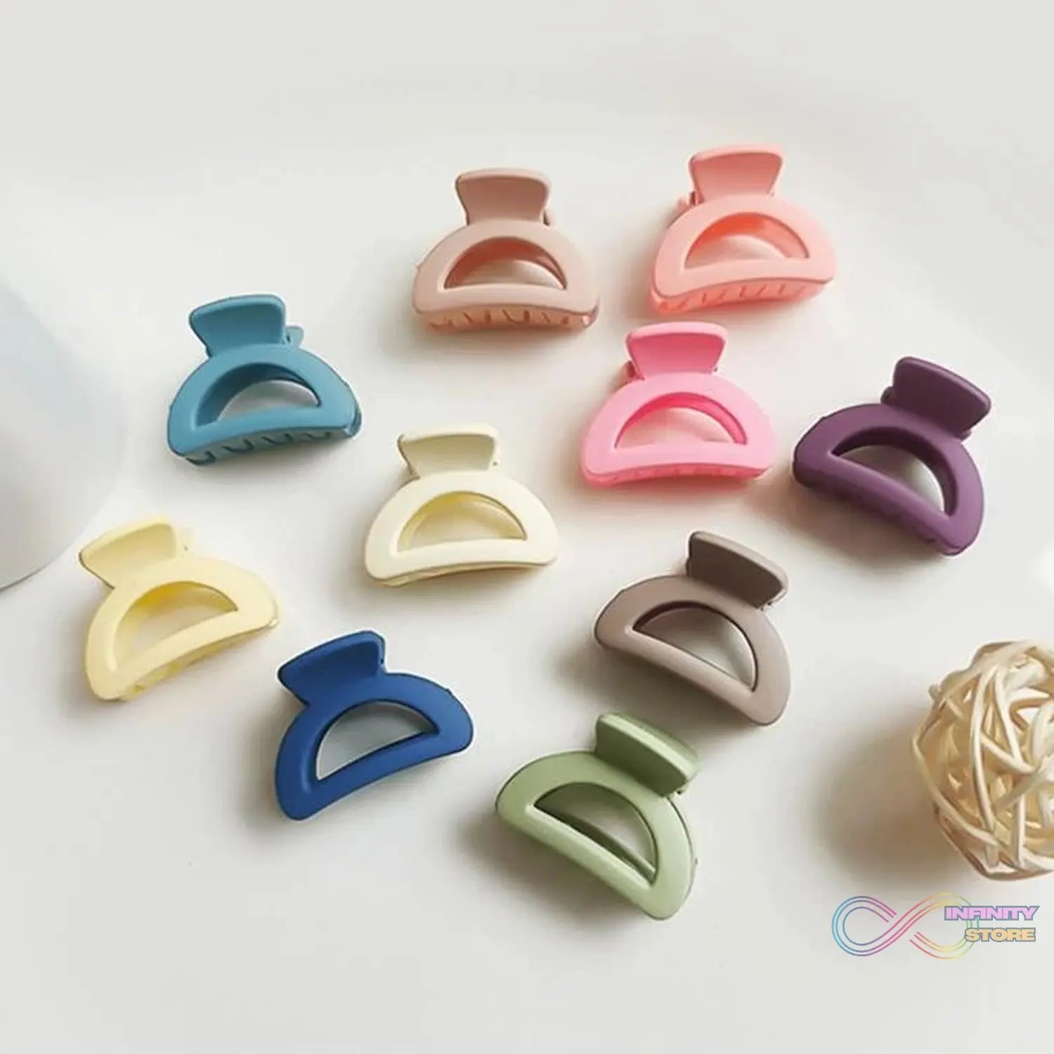 Plastic Small Hair Clips for Girls Kids Hair Accessories (3 Pcs Set / Mix Color & Design) - infinityexculsivestore.com