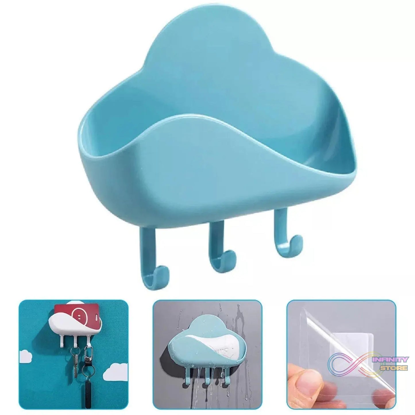 Durable plastic soap holders with secure lids for convenient use.