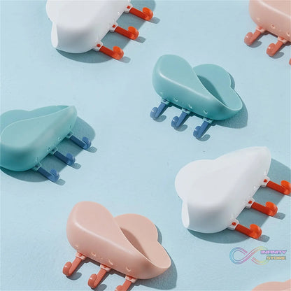 Easy-to-clean plastic soap holders with a compact and durable structure.