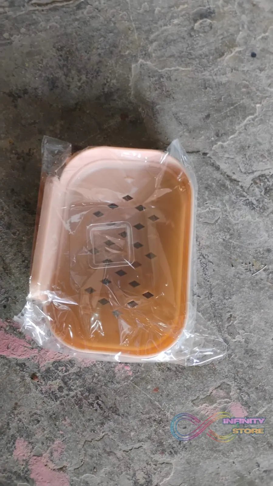 Plastic Soap Dish Holder for Bathroom Shower Wall Mounted Self Adhesive (1 Pc) - infinityexculsivestore.com