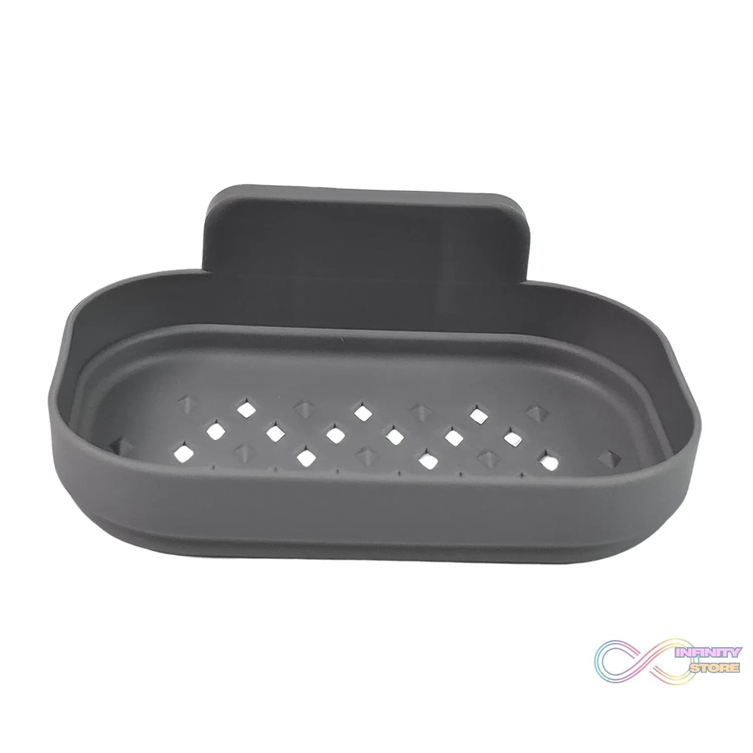 Plastic Soap Dish Holder for Bathroom Shower Wall Mounted Self Adhesive (1 Pc) - infinityexculsivestore.com