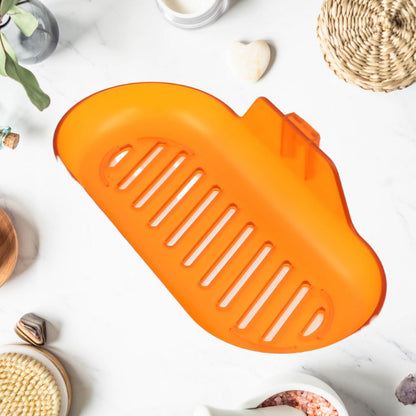 Plastic Soap Dish Holder for Bathroom Shower Wall Mounted Self Adhesive Soap Holder Saver Tray - Plastic Sponge Holder for Kitchen Storage Rack Soap Box, Bathroom (1 Pc) - infinityexculsivestore.com