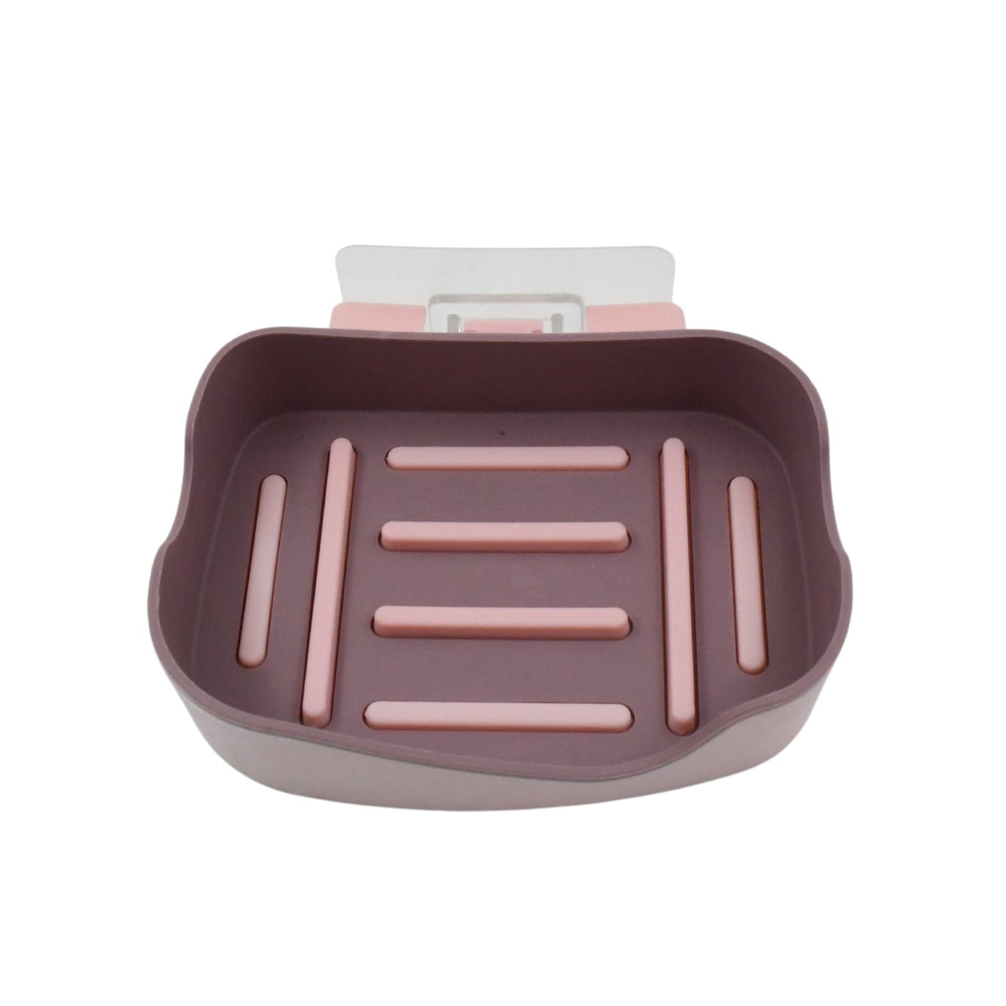 Plastic Soap Dish Holder for Bathroom Shower Wall Mounted Self Adhesive Soap Holder Saver Tray - Plastic Sponge Holder for Kitchen Storage Rack Soap Box, Bathroom (1 Pc) - infinityexculsivestore.com