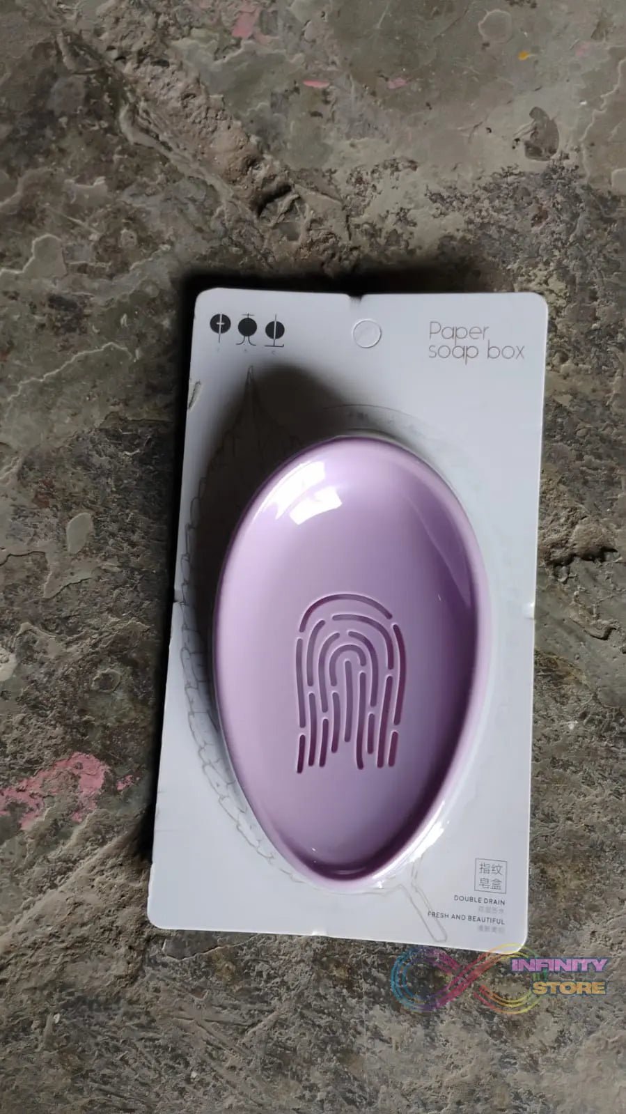Plastic Soap Dish with Drain, Soap Holder Double - layer (1 Pc) - infinityexculsivestore.com