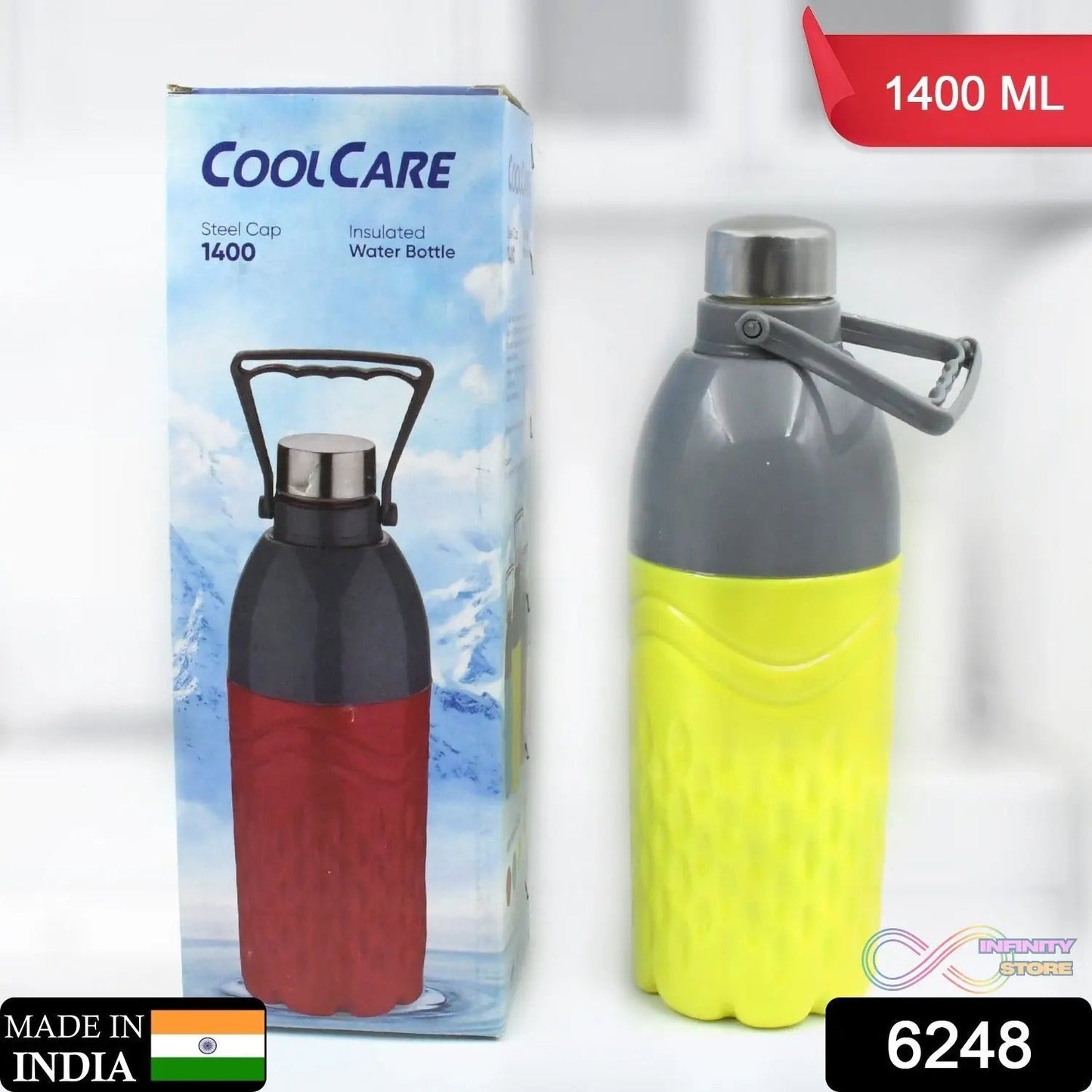 Plastic Sports Insulated Water Bottle For Fridge, Office, Sports, School, Gym, Yoga - infinityexculsivestore.com