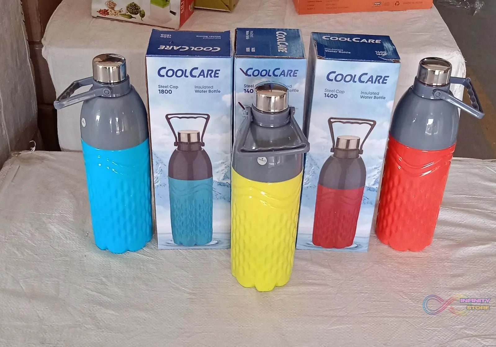 Plastic Sports Insulated Water Bottle For Fridge, Office, Sports, School, Gym, Yoga - infinityexculsivestore.com