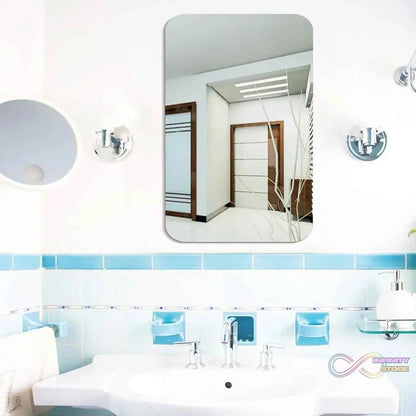 Plastic Square 3D Mirror Wall Stickers (1 Pc / 30x30 Cm) - infinityexculsivestore.com