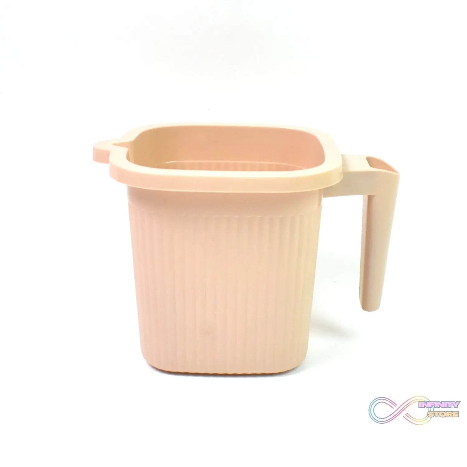 Plastic Square Bath Water Mug (1 Pc / 1000 ML / Mix Color) - infinityexculsivestore.com