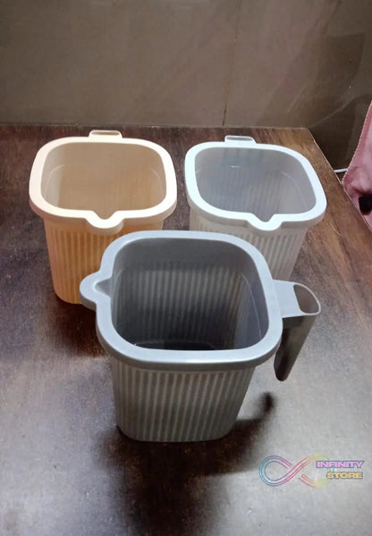 Plastic Square Bath Water Mug (1 Pc / 1000 ML / Mix Color) - infinityexculsivestore.com