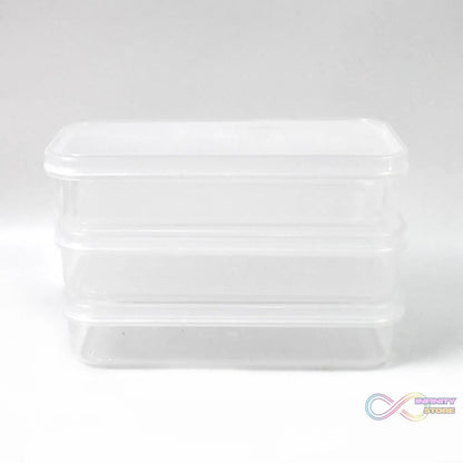 Plastic Square Lunch Box, Kitchen Containers Set (3 Pcs Set) - infinityexculsivestore.com