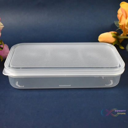 Plastic Square Lunch Box, Kitchen Containers Set (3 Pcs Set) - infinityexculsivestore.com