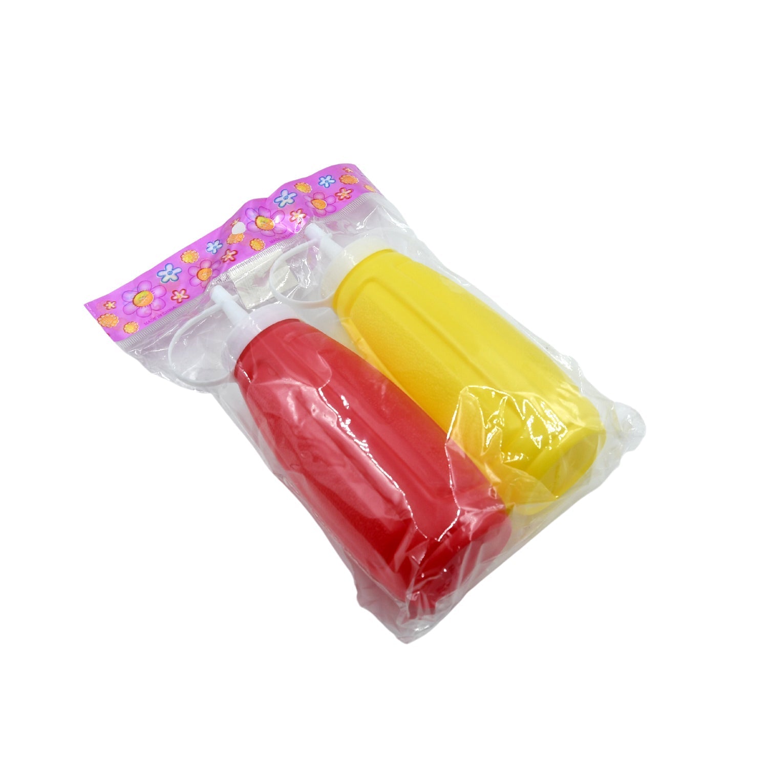Plastic Squeeze Bottle Ketchup Mustard Honey Sauce Dispenser Bottle ( 2 Pc Set ) - infinityexculsivestore.com