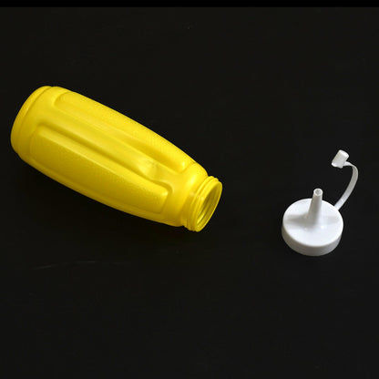 Plastic Squeeze Bottle Ketchup Mustard Honey Sauce Dispenser Bottle ( 2 Pc Set ) - infinityexculsivestore.com